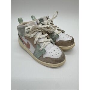 Nike Jordan Shoes White Pink Oxford Jade Ice TD Size 10c DZ5360 100